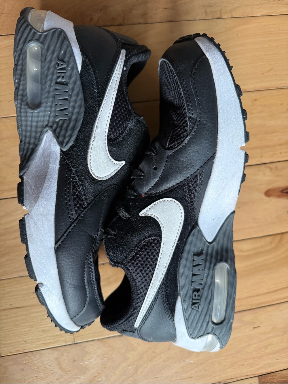 Nike Black and White Air Max Sneakers